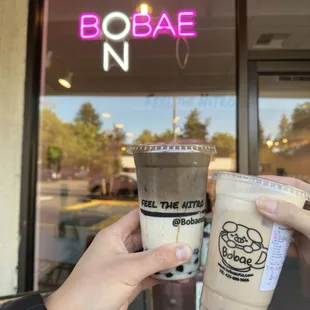 Bobae Nitro Milk Tea W/ Boba