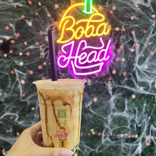 House Milk Tea w/ honey boba