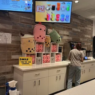 a man standing in front of the counter