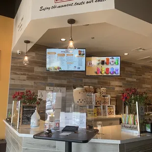 Front area where people order