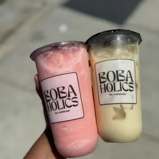 Starburst Smoothie (left)