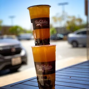 Some sort of passion fruit beverages. Quite refreshing! Full of Black Ballz! :D