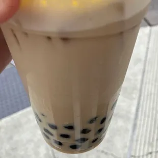 Oolong. Milk tea yummy.