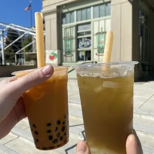 Thai Milk Tea W/ Boba