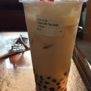Peach Milk Tea