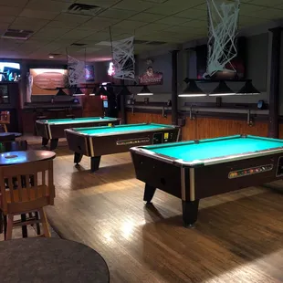 Nice pool tables