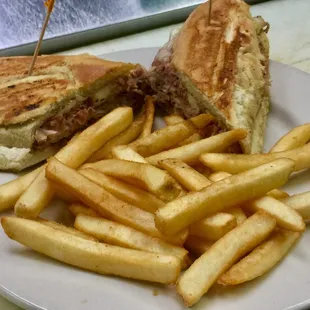 TAMPAS BEST CUBAN w/ fries Only $9.50
