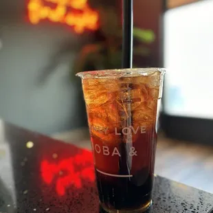 Iced Winter melon black tea!