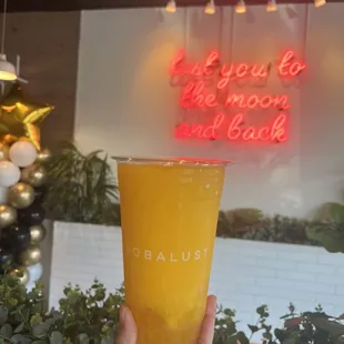 Mango Slush with Mango Jelly and Mango Bits