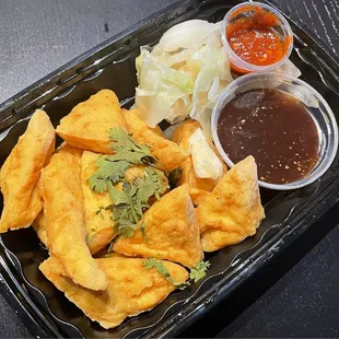 chicken wings and fried chicken, food