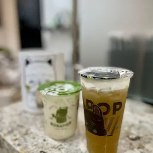 Flower green tea, 9/10!