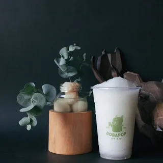 Lychee Slush with Lychee Jelly