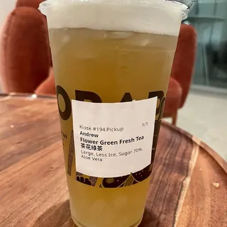 Flower Green Fresh Tea