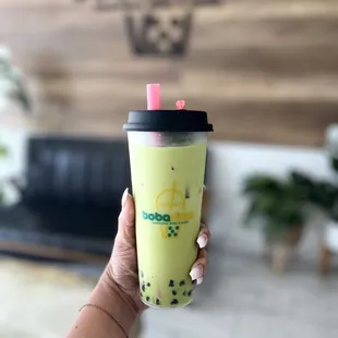 Thai Green Milk Tea - So yummy with a nice cup