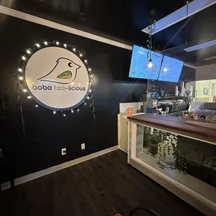 the interior of a restaurant