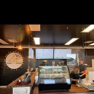 Inside restaurant