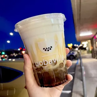 16 oz. Boba + milk | $4.50
