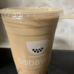 Almond Tea W/ Agar Boba