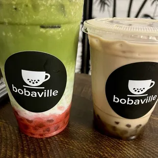 Strawberry Matcha Latte