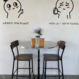 Thai teas w/ boba &amp; a pistachio milk tea