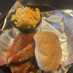 Beef Brisket and Macaroni &amp; Cheese