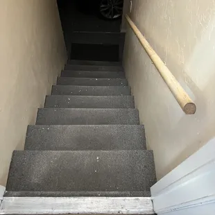 a set of stairs