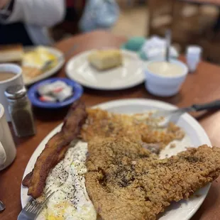 Chicken Fried Steak &amp; Eggs