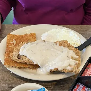 Chicken Fried Chicken & Eggs