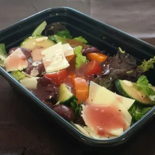 Big punchy flavors in this salad.