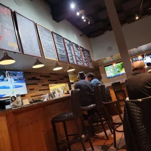 Bar and ordering counter