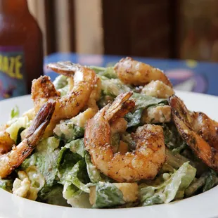 Caesar Salad with Shrimp!