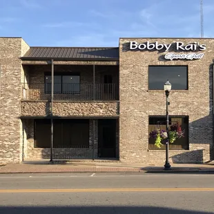 the outside of the building