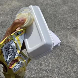 Bag of chips comes with the order!