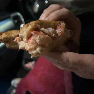 Grilled lobster cheese