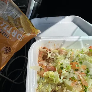 Nachos--the bag contains the &quot;corn chips&quot;.