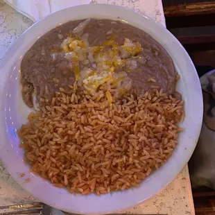 Side of rice and beans $3.29 each