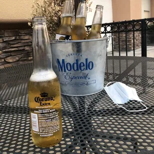 Got the Corona with my mask