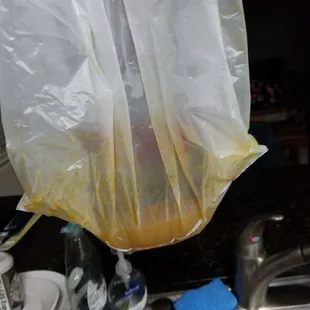 They dont care about how they package your food at all.  Crappy customer service