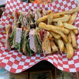 Fall Classic Club Sandwich