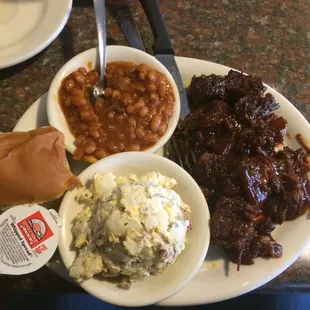 Burnt ends dinner