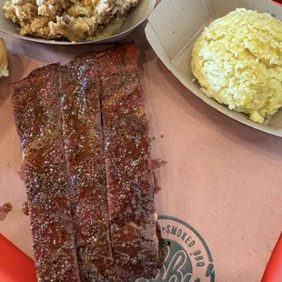 ribs, food, bbq ribs