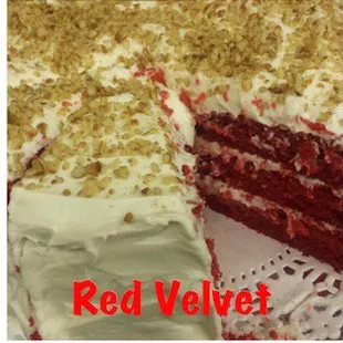 Delicious Homemake Red Velvet Cake