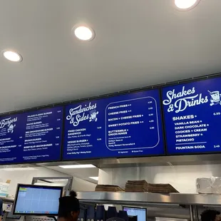 Menu boards