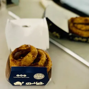 a box of onion rings