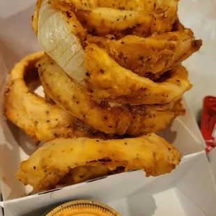 Buttermilk Onion Rings w/ Bobby&apos;s Sauce