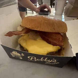 Blue Cheese Bacon Burger