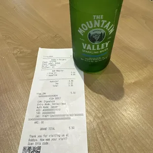 Waiting in line for nearly 30 min only to be told they didn't make onion rings this morning. WTH. So I got a tiny 5.50 bottle of water.