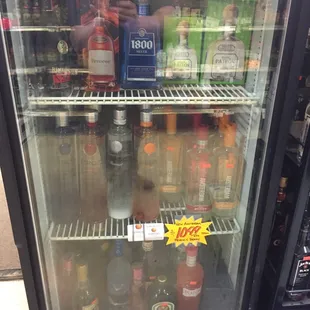 Get your Ciroc or jaeger or whatever cold from the fridge!