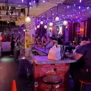 people sitting at the bar