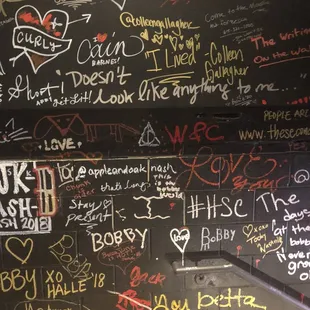 graffiti on the wall
